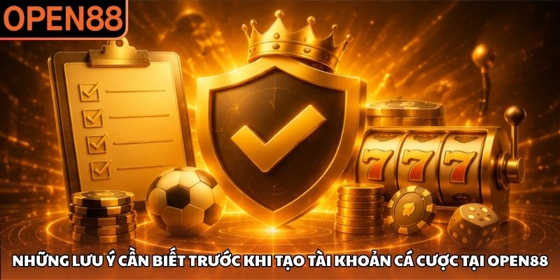 Những lưu ý cần biết trước khi tạo tài khoản cá cược tại OPEN88 Đăng ký OPEN88