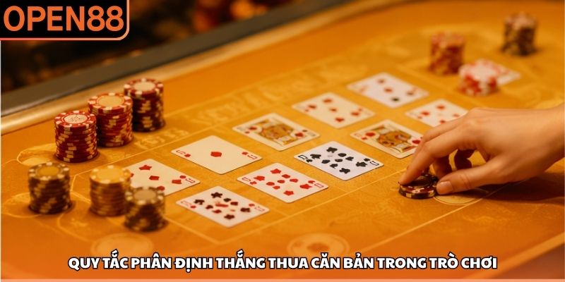 Quy tắc phân định thắng thua căn bản trong trò chơi Baccarat online